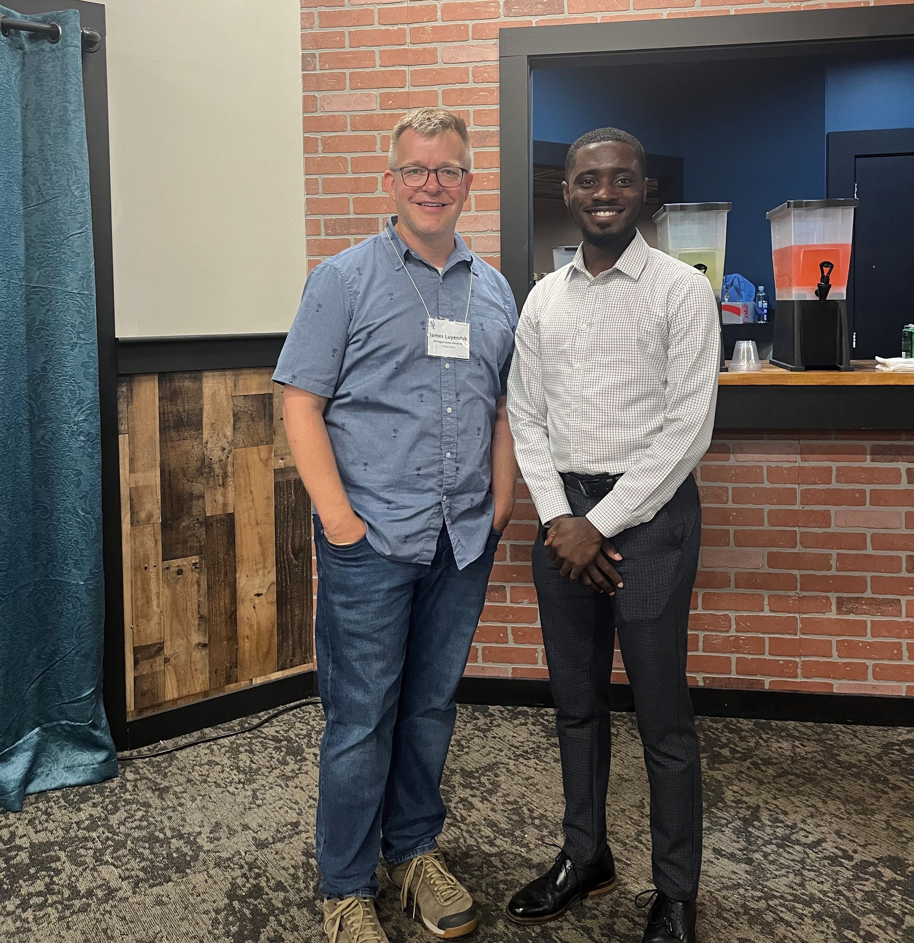 Nana Kwame Kwabi Boateng, Dr. James Luyendyk Have Formed an "Amazing Connection"